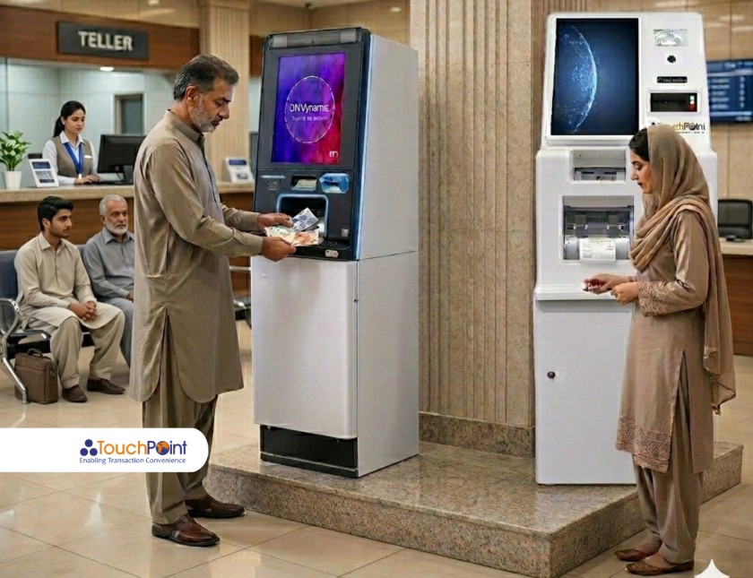 TouchPoint enabling Pakistan shift to Digital Deposits via 905+ machines nationwide advancing toward 1000 milestone